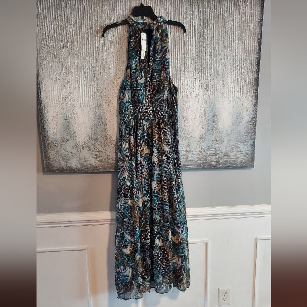 Anthropologie Multicolor High Low Dress - Picture 7 of 13